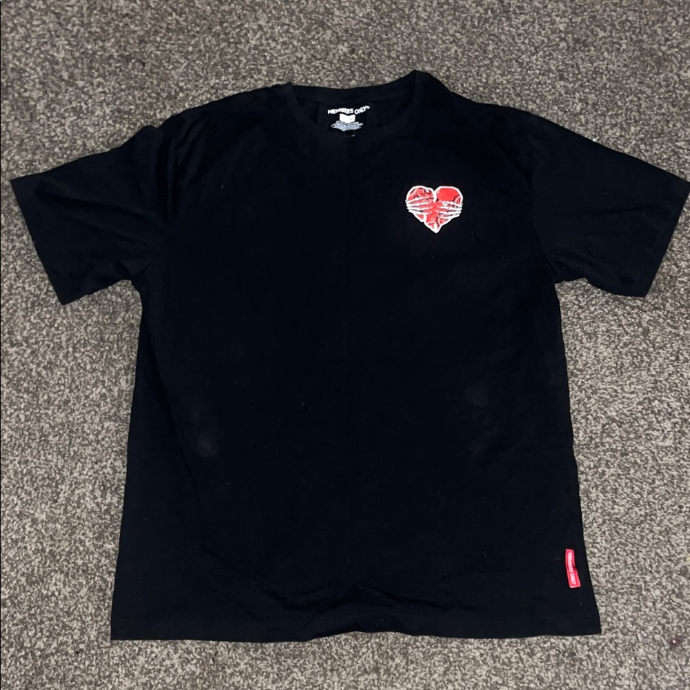 Members Only Black Crew Neck T-Shirt